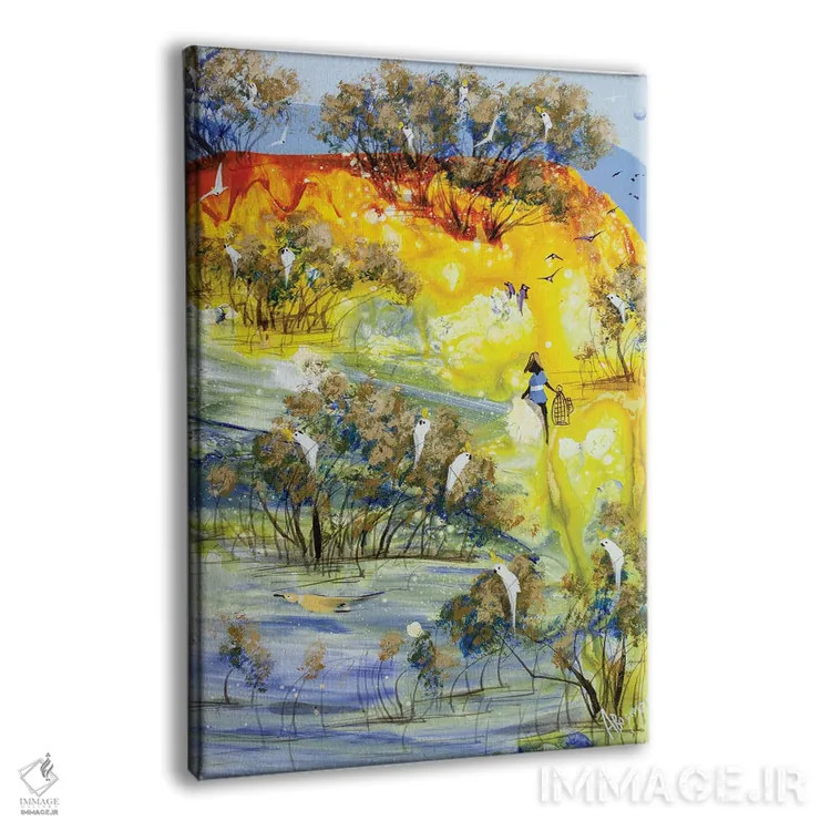 تابلو آزاد برای پرواز اثر آدام بوگوش - نمای پرسپکتیو محصول