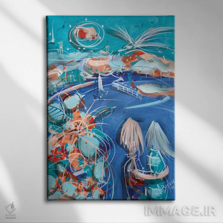 تابلو تو را میپرستم اثر آدام بوگوش - نمای روبهرو روی دیوار