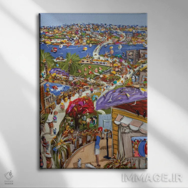 تابلو دوباره خانه اثر آدام بوگوش - نمای روبهرو روی دیوار