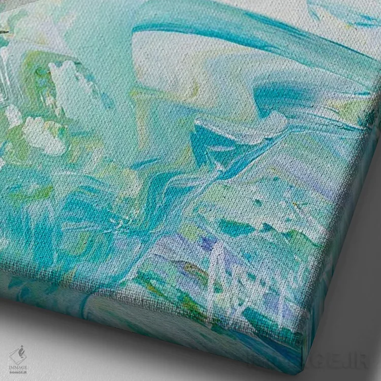 تابلو ترک آشیانه اثر آدام بوگوش - نمای نزدیک بافت بوم