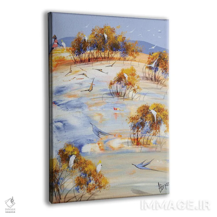 تابلو دختر طبیعی اثر آدام بوگوش - نمای پرسپکتیو محصول