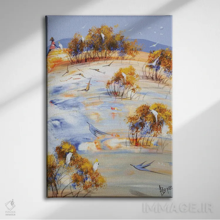 تابلو دختر طبیعی اثر آدام بوگوش - نمای روبهرو روی دیوار