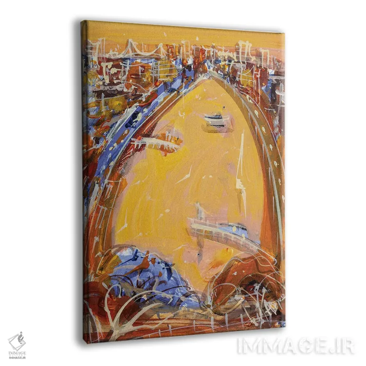 تابلو انعکاس کنار رودخانه اثر آدام بوگوش - نمای پرسپکتیو محصول