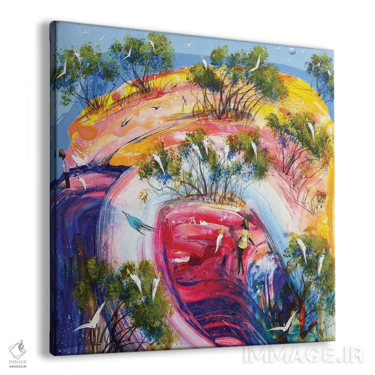 تابلو ارسال پیام اثر آدام بوگوش - نمای پرسپکتیو محصول