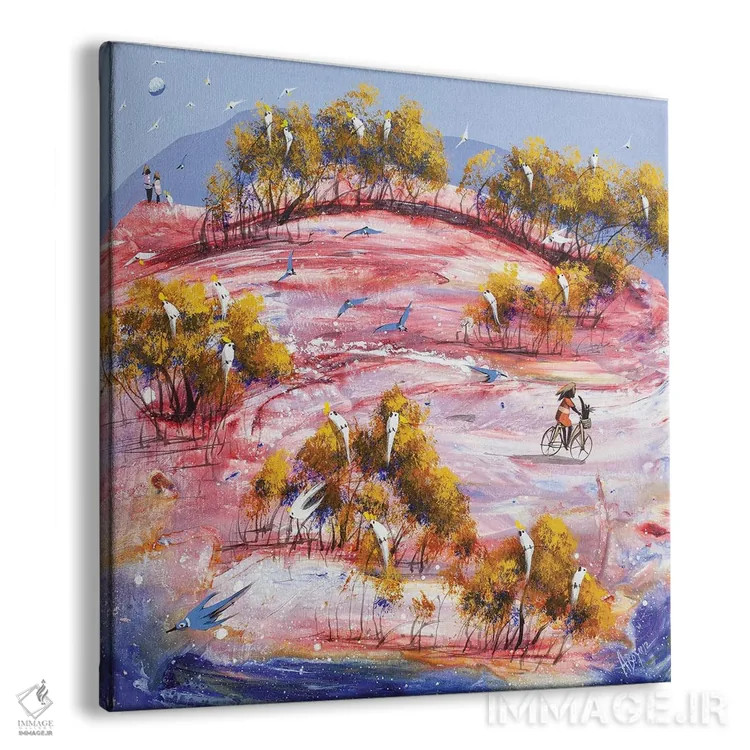 تابلو او در راه است اثر آدام بوگوش - نمای پرسپکتیو محصول