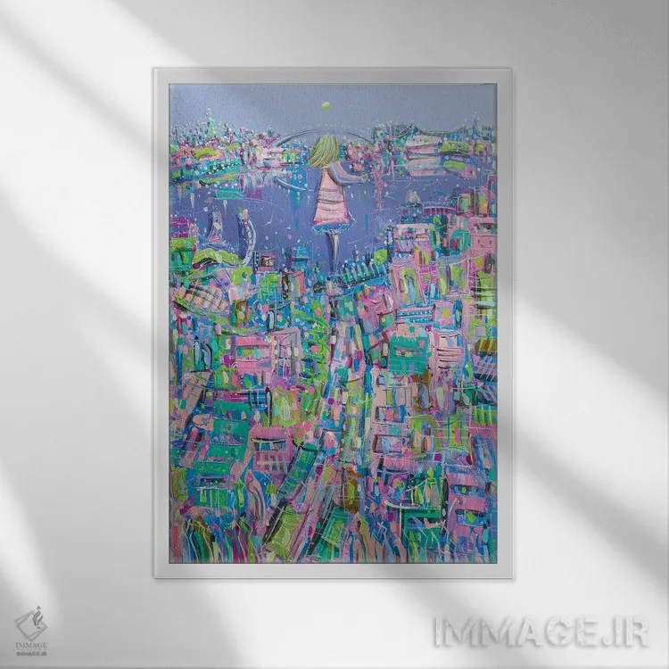 تابلو او میتواند دنیا را فتح کند اثر آدام بوگوش - نمای قابدار سفید