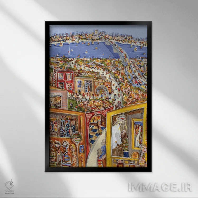 تابلو آن لحظهٔ خاص اثر آدام بوگوش - نمای قابدار مشکی