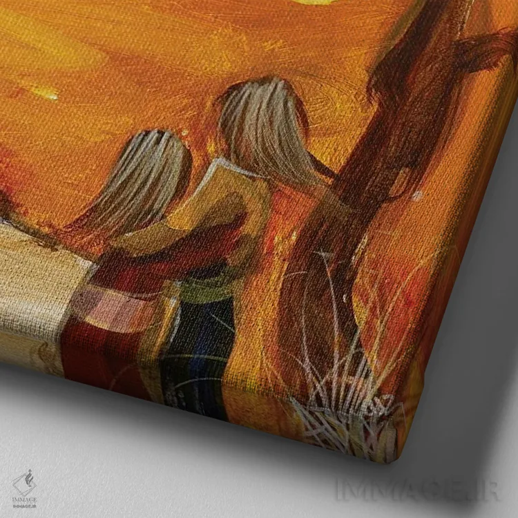 تابلو بهترینها در راهاند اثر آدام بوگوش - نمای نزدیک بافت بوم