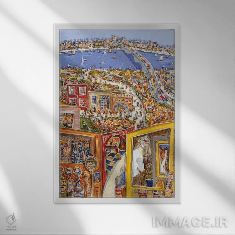 تابلو آن لحظهٔ خاص اثر آدام بوگوش - نمای قابدار سفید