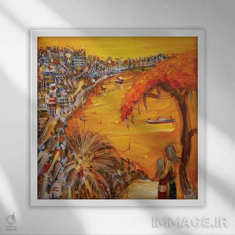 تابلو بهترینها در راهاند اثر آدام بوگوش - نمای قابدار سفید