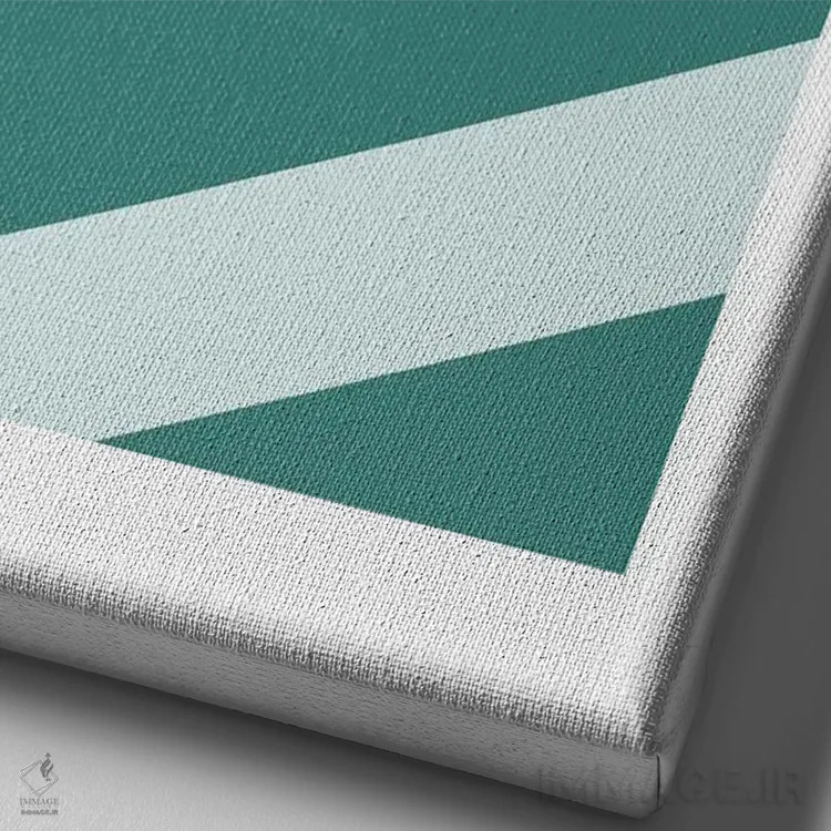 تابلو ضربه کرنر (فوتبال) اثر بث بوردلون - نمای نزدیک بافت بوم