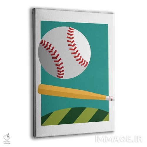 تابلو هوم ران (بیسبال) اثر بث بوردلون - نمای پرسپکتیو محصول