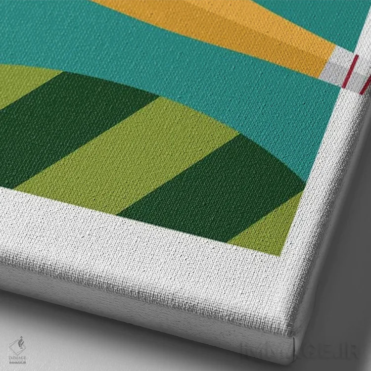 تابلو هوم ران (بیسبال) اثر بث بوردلون - نمای نزدیک بافت بوم