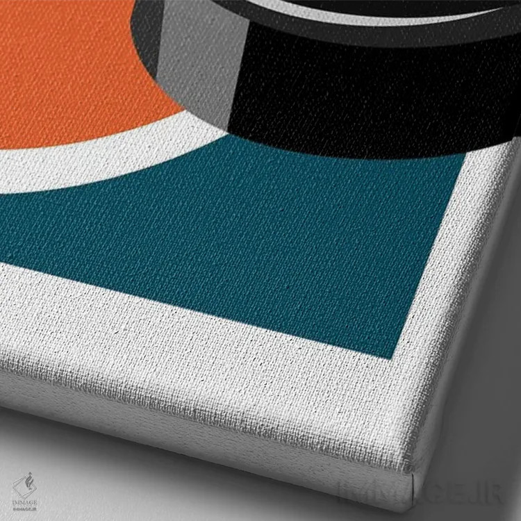 تابلو شوت اسلپ (هاکی) اثر بث بوردلون - نمای نزدیک بافت بوم