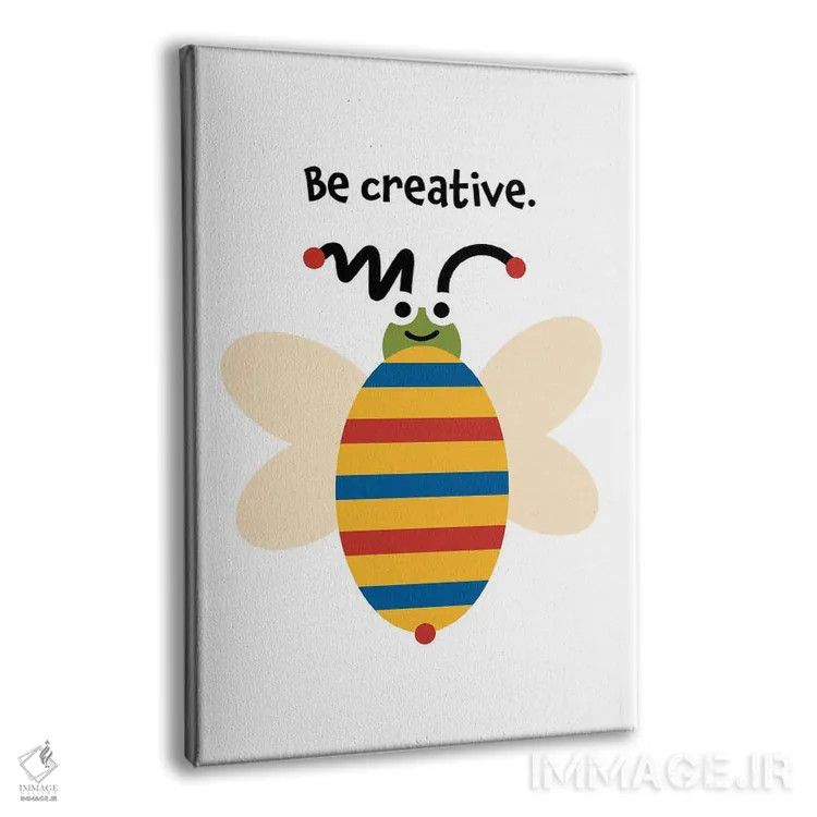 تابلو زنبور خلاق اثر بث بوردلون - نمای پرسپکتیو محصول