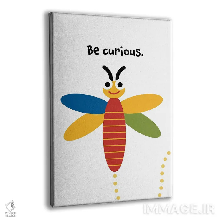 تابلو سنجاقک کنجکاو اثر بث بوردلون - نمای پرسپکتیو محصول