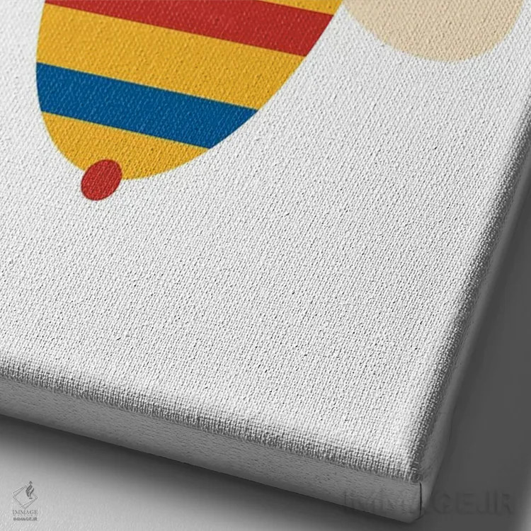 تابلو زنبور خلاق اثر بث بوردلون - نمای نزدیک بافت بوم