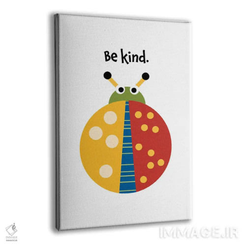 تابلو کفشدوزک مهربان اثر بث بوردلون - نمای پرسپکتیو محصول