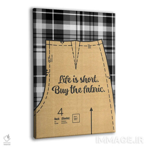 تابلو الگوی دوخت شلوار اثر بث بوردلون - نمای پرسپکتیو محصول