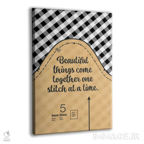 تابلو الگوی دوخت آستین اثر بث بوردلون - نمای پرسپکتیو محصول