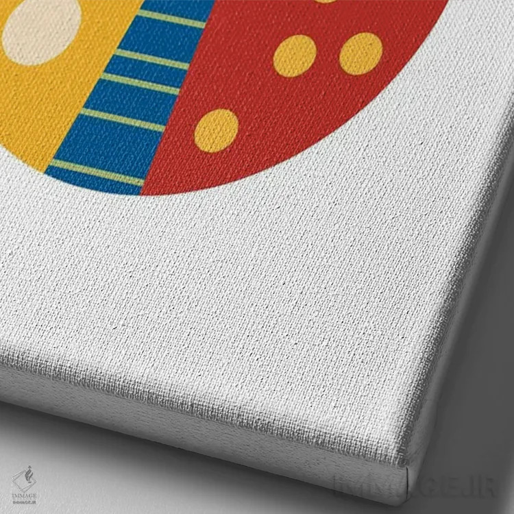 تابلو کفشدوزک مهربان اثر بث بوردلون - نمای نزدیک بافت بوم