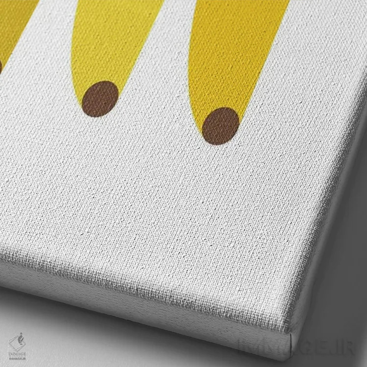 تابلو موز گرافیکی اثر بث بوردلون - نمای نزدیک بافت بوم