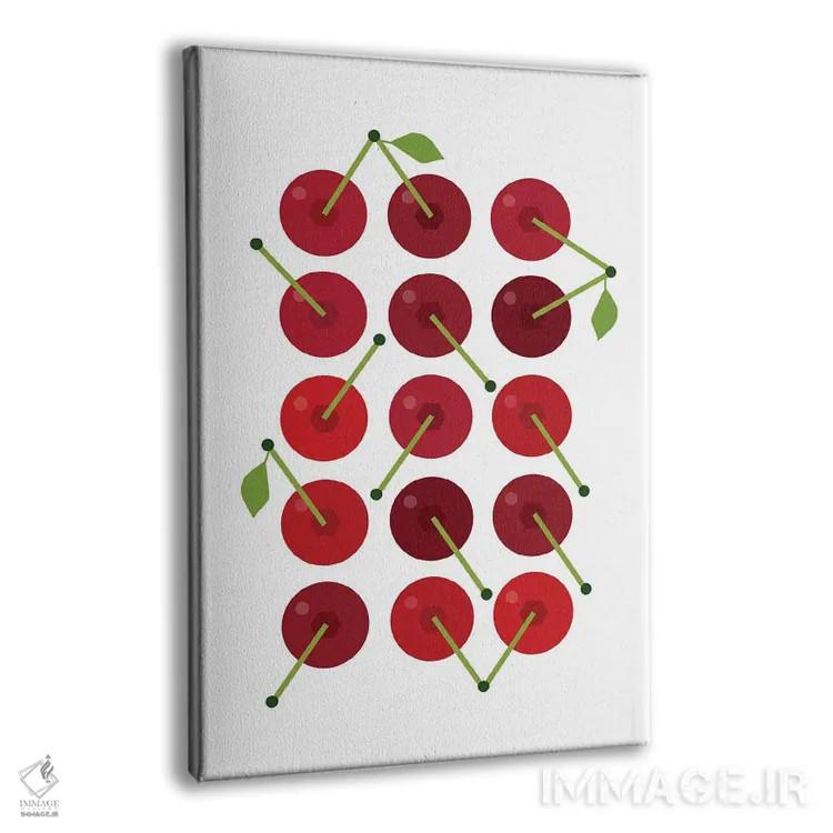 تابلو گیلاس گرافیکی اثر بث بوردلون - نمای پرسپکتیو محصول