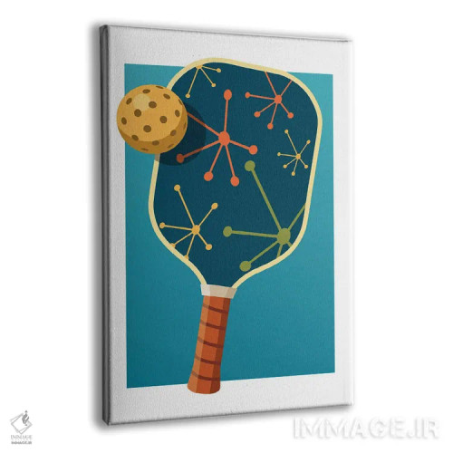تابلو راکت پیکلبال II اثر بث بوردلون - نمای پرسپکتیو محصول