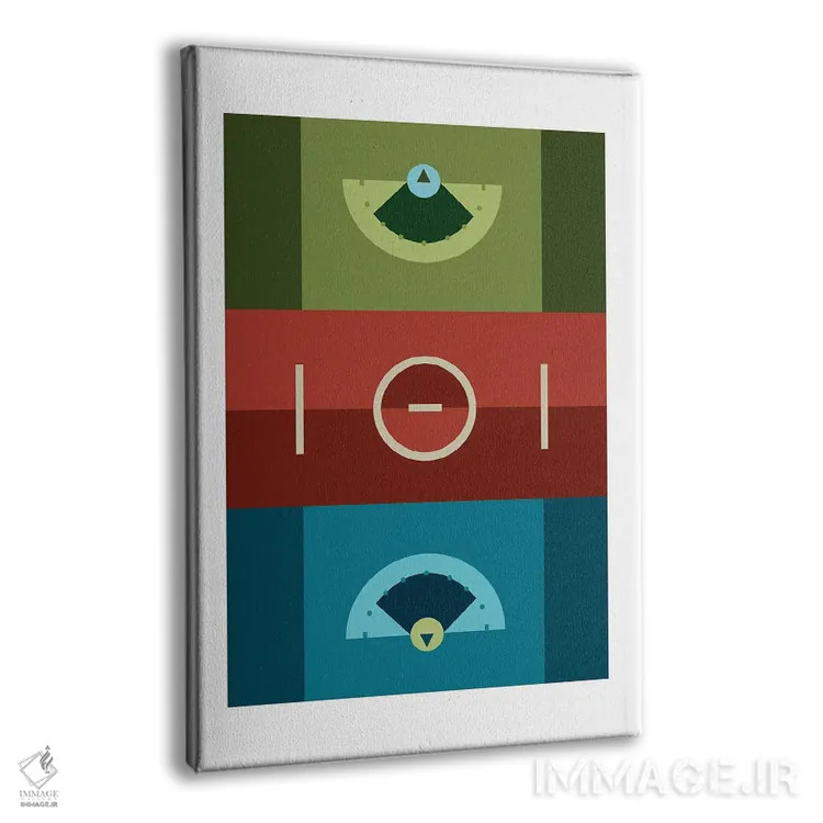 تابلو هنر مدرن زمین لاکراس اثر بث بوردلون - نمای پرسپکتیو محصول