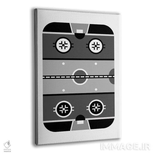 تابلو زمین هاکی سیاه و سفید اثر بث بوردلون - نمای پرسپکتیو محصول