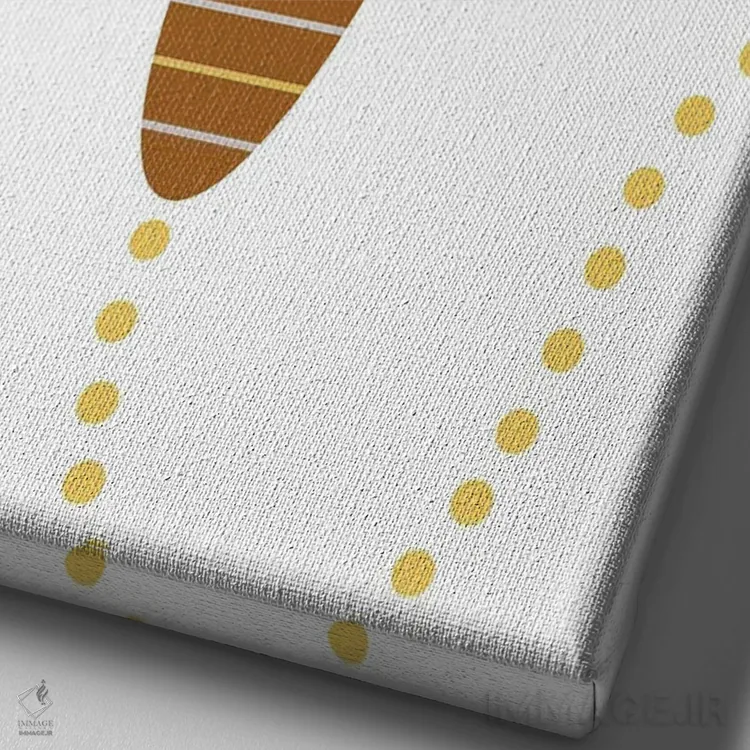 تابلو سنجاقک: کنجکاو باش اثر بث بوردلون - نمای نزدیک بافت بوم