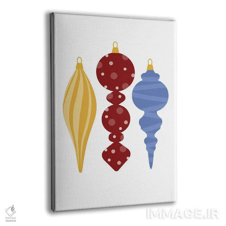 تابلو آویزهای کریسمس بلند اثر بث بوردلون - نمای پرسپکتیو محصول