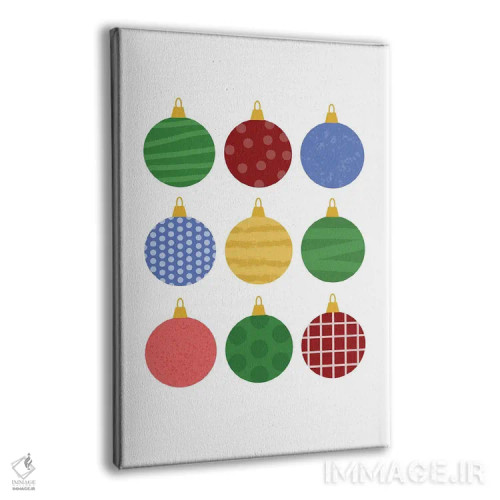 تابلو آویزهای کریسمس اثر بث بوردلون - نمای پرسپکتیو محصول