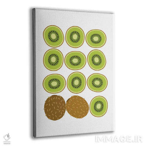 تابلو پاپ آرت کیوی اثر بث بوردلون - نمای پرسپکتیو محصول