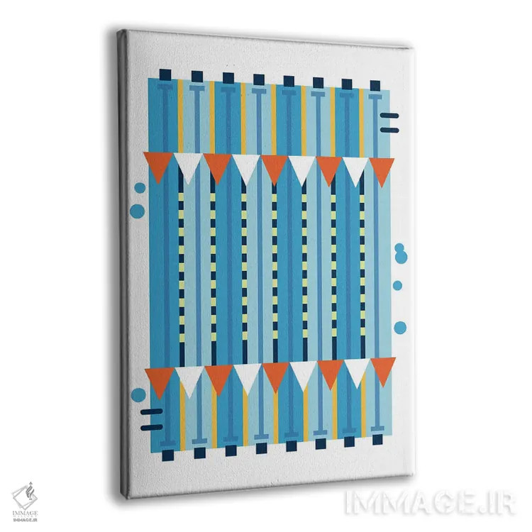 تابلو پاپ آرت استخر شنا با پاشیدن آب اثر بث بوردلون - نمای پرسپکتیو محصول