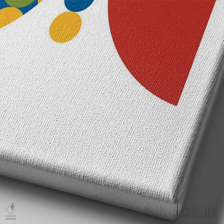 تابلو خودت باش پروانه (پیام انگیزشی) اثر بث بوردلون - نمای نزدیک بافت بوم