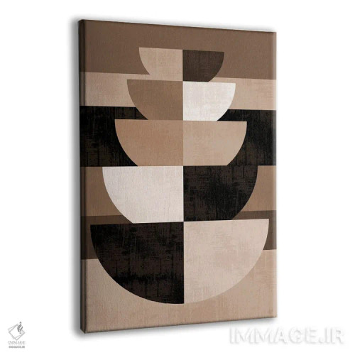 تابلو کاسههای تو در تو مدرن اثر بث بوردلون - نمای پرسپکتیو محصول