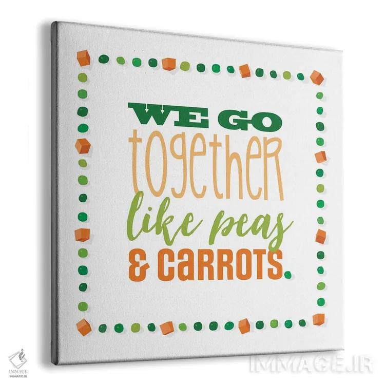 تابلو ما با هم هستیم اثر بث بوردلون - نمای پرسپکتیو محصول