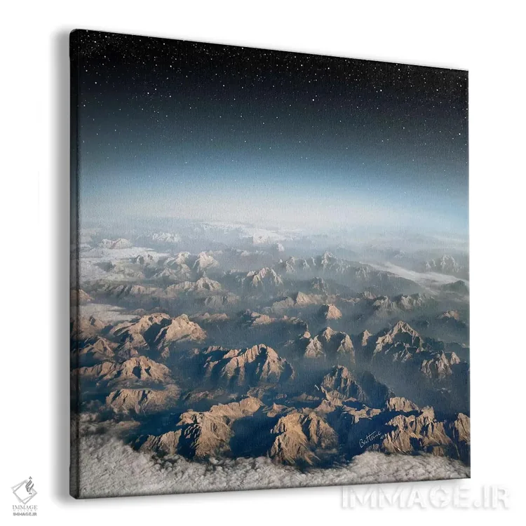 تابلو سیارهٔ زمین اثر بن هاین (هنرمند بلژیکی) - نمای پرسپکتیو محصول