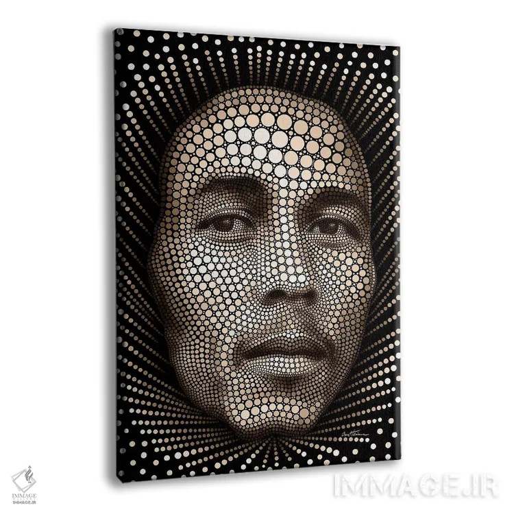 تابلو باب مارلی (خواننده) اثر بن هاین (هنرمند بلژیکی) - نمای پرسپکتیو محصول