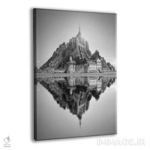 تابلو مون سنمیشل ۲ (فرانسه) اثر بن هاین (هنرمند بلژیکی) - نمای پرسپکتیو محصول