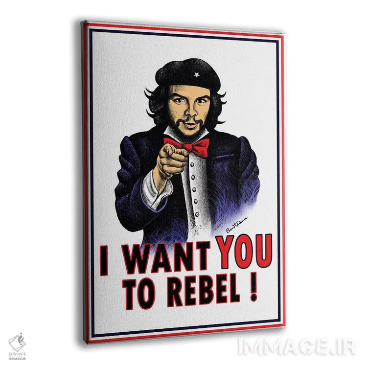 تابلو چه (چه گوارا) اثر بن هاین (هنرمند بلژیکی) - نمای پرسپکتیو محصول