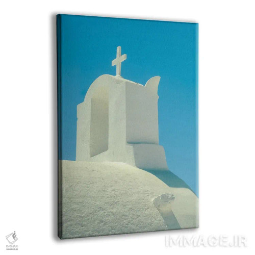 تابلو سانتورینی ۳ (یونان) اثر بن هاین (هنرمند بلژیکی) - نمای پرسپکتیو محصول