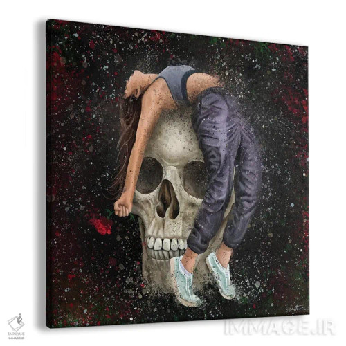 تابلو گل سمی اثر بن هاین (هنرمند بلژیکی) - نمای پرسپکتیو محصول