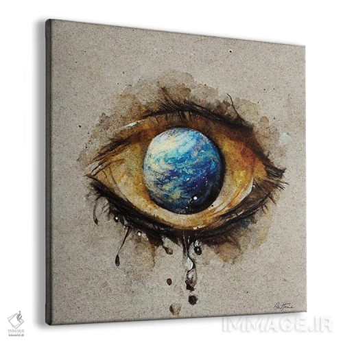 تابلو اشکها اثر بن هاین (هنرمند بلژیکی) - نمای پرسپکتیو محصول