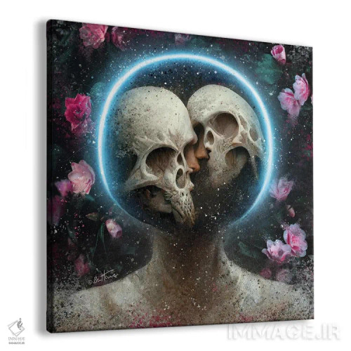 تابلو برای همیشه در کیهان به هم پیوستهایم اثر بن هاین (هنرمند بلژیکی) - نمای پرسپکتیو محصول