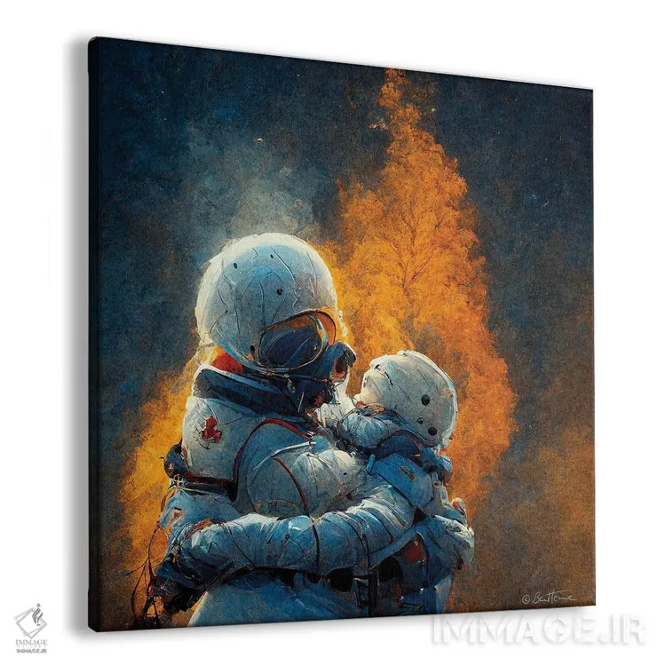 تابلو عشق واقعی اثر بن هاین (هنرمند بلژیکی) - نمای پرسپکتیو محصول