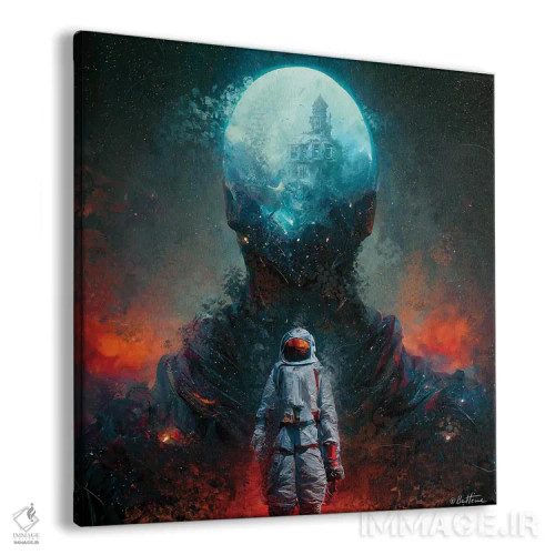 تابلو فرار و شروع سفری تازه اثر بن هاین (هنرمند بلژیکی) - نمای پرسپکتیو محصول