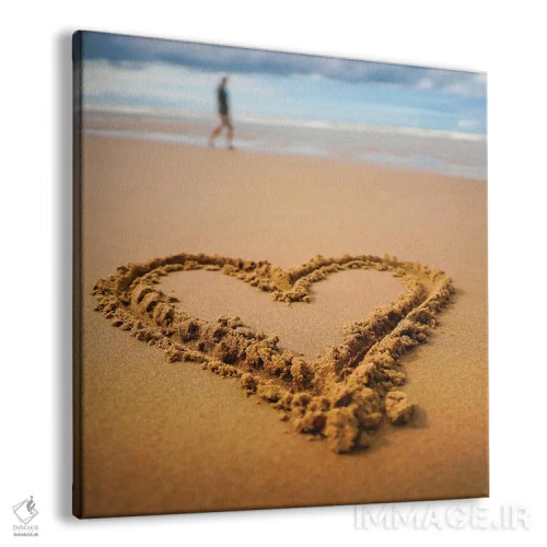 تابلو نشانههای عشق اثر بن هاین (هنرمند بلژیکی) - نمای پرسپکتیو محصول