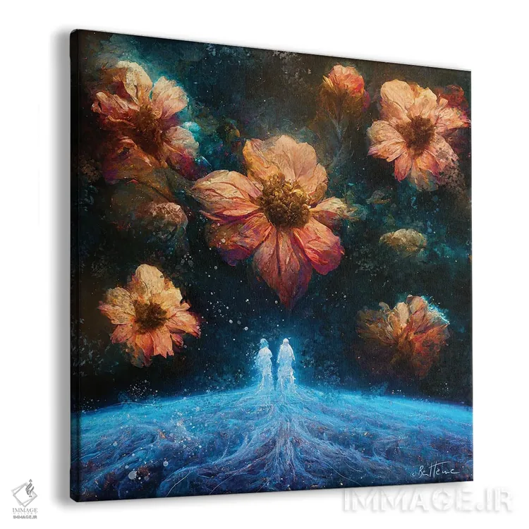 تابلو به یاد بیاور از کجا آمدهایم اثر بن هاین (هنرمند بلژیکی) - نمای پرسپکتیو محصول